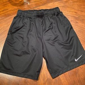 Nike DryFit Fitted Shorts - Black; Medium.